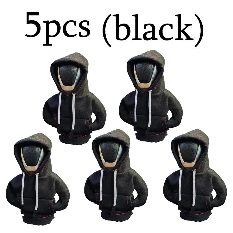 30/20/10/5/1pcs Car Gear Shift HoodieCover Fashion Gearshift Wholesale Car Gear Shift Knob Cover Manual Handle Gear Sweatshirt