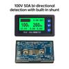 DC 111V 11A/11A/111A Battery Coulometer Professional Precision Digital Battery Capacity Tester for LiFePo Coulomb Counter Meter