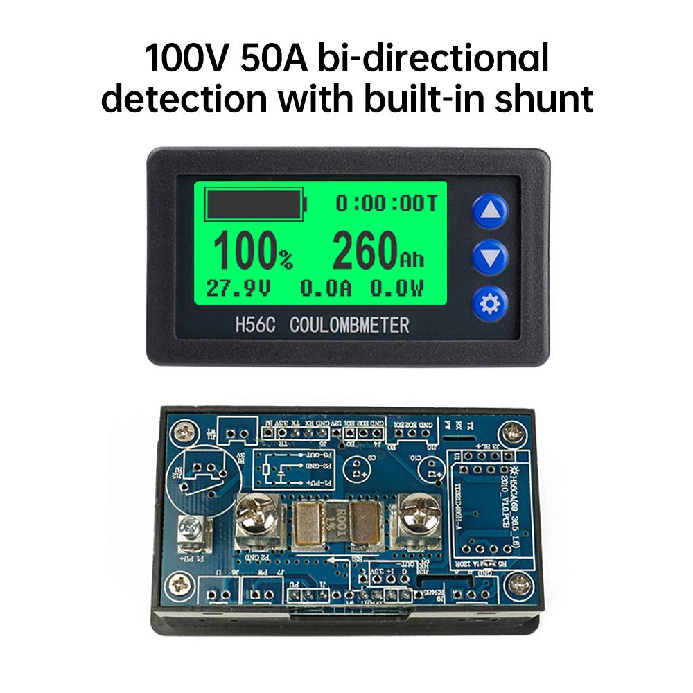 DC 111V 11A/11A/111A Battery Coulometer Professional Precision Digital Battery Capacity Tester for LiFePo Coulomb Counter Meter