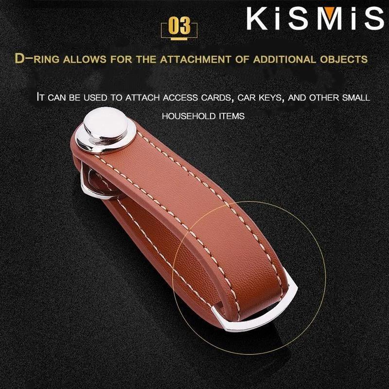Fashionable Car Key Pouch Wallet Holder Organizer Multifunctional Folding Pocket Keychain Storage Case