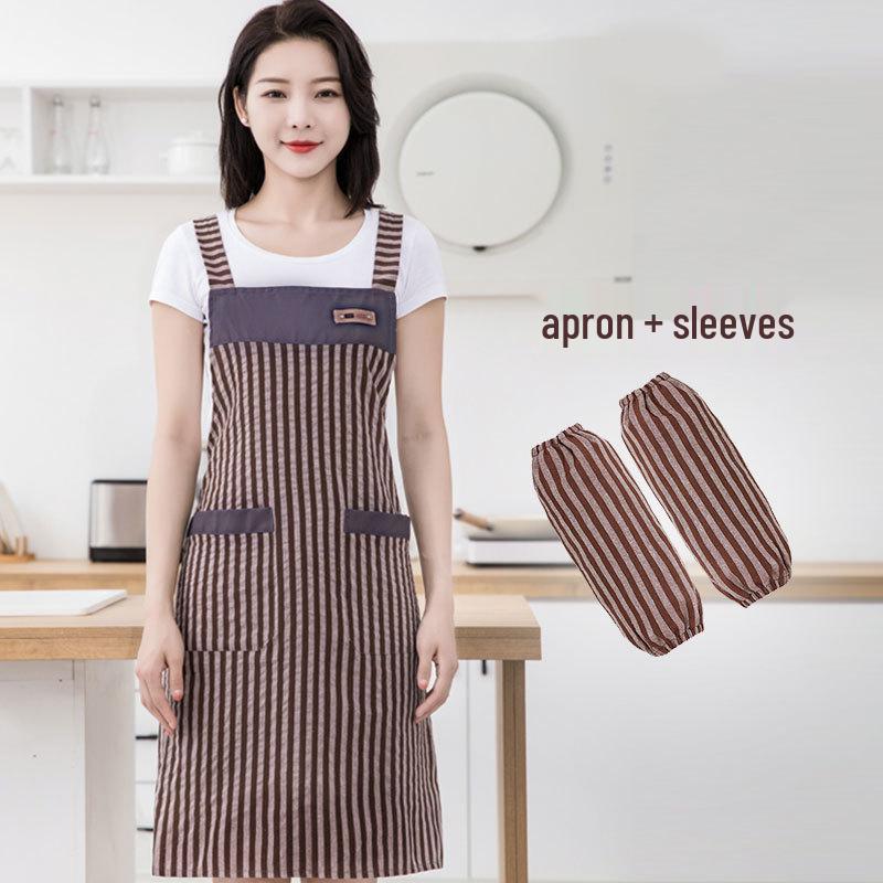 Breathable Oil-Proof Stain-Resistant Kitchen Waist Apron – Stylish & Durable for Summer