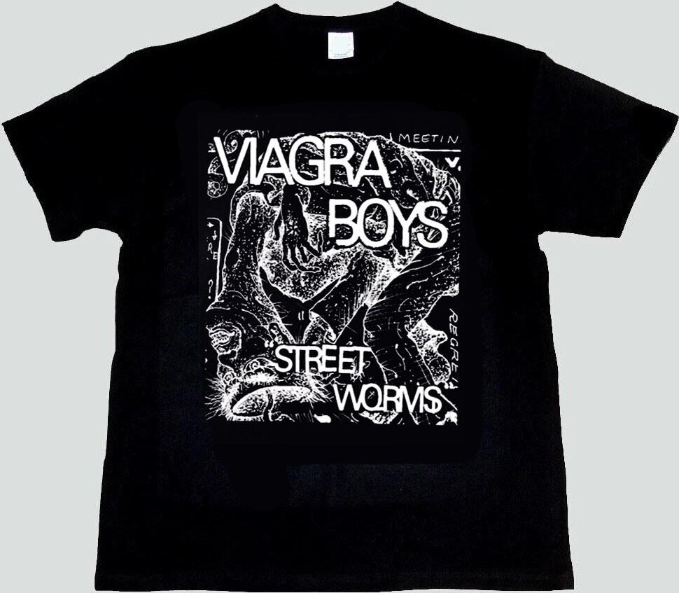 Viagra Boys Street Worms Пост-панк Группа Футболка Унисекс Футболка M