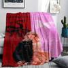 1PC Taylor Print Flannel Blanket, High Quality All Seasons, Home Decor, Warmth and Comfort, Perfect for Christmas Gifts