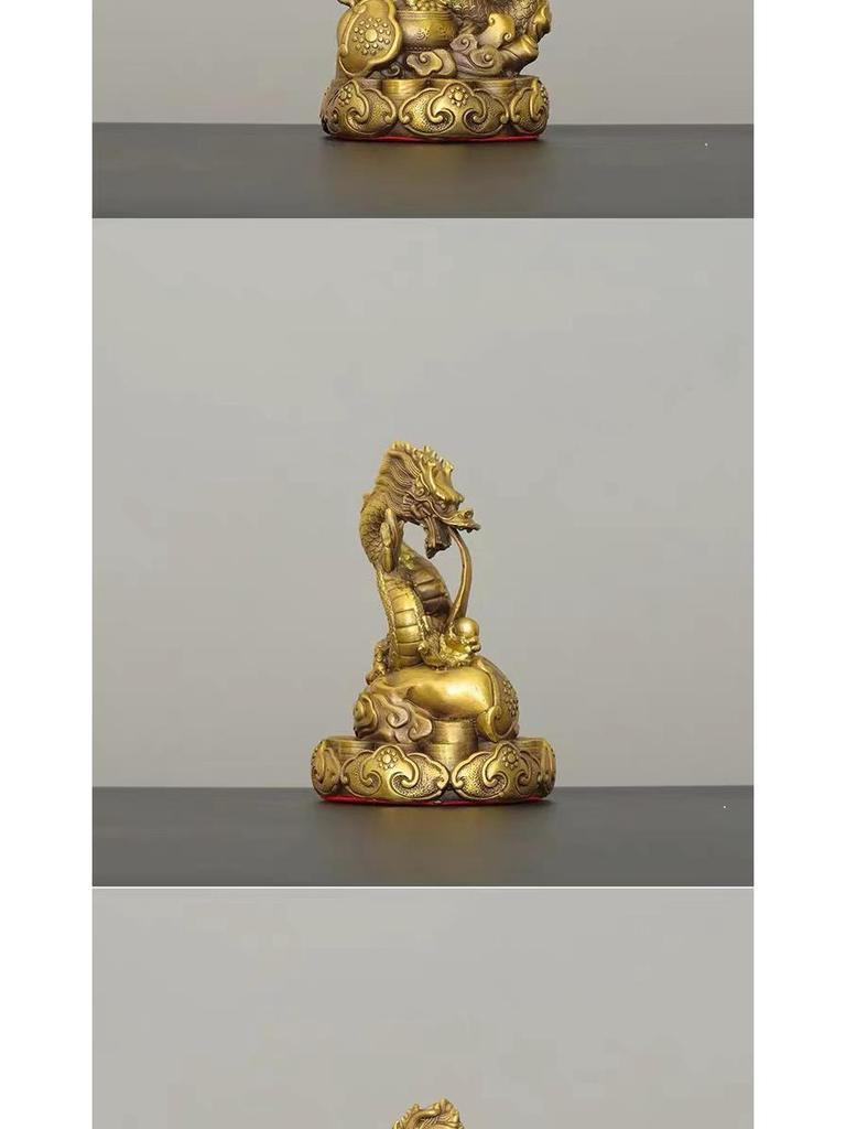 Complete Set of Brass and Copper Chinese Zodiac Ornaments: Rat, Ox, Tiger, Rabbit, Dragon, Snake, Horse, Sheep, Monkey, Rooster, Dog, Pig.