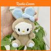 Plush Cute Rabbit Keychain Adorable Animal Doll Soft Toy Perfect Birthday Gift
