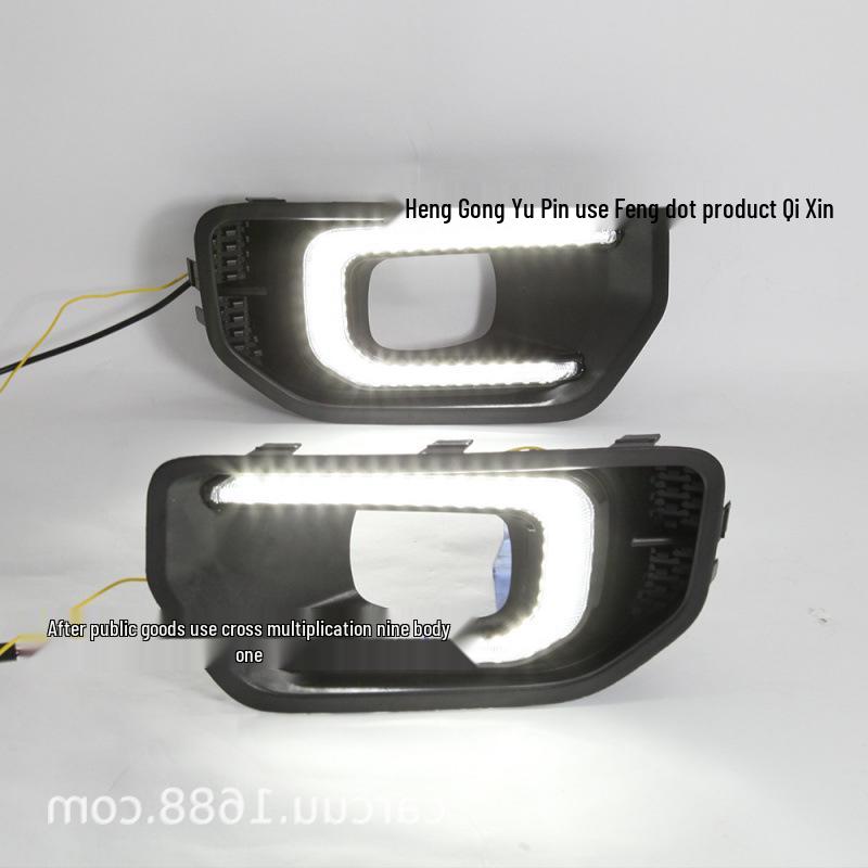 Ford Ranger & Everest T9 Daytime Running Front Fog Lights for Low Trim Vehicles (2022).