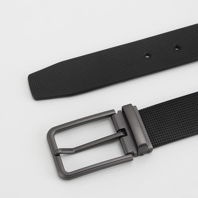 

Мужской ремень с пряжкой, Ремень из натуральной коровьей кожи для бизнеса и отдыха, Двухслойный ремень из коровьей кожи, Мужской ремень 110-130CM