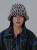 DILETTANTISME Brown Angel Ring Fur Bucket Hat