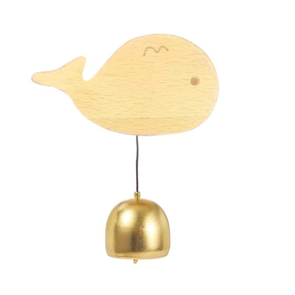 Suction Cup Animal Shaped Wind Chime Brass Collision Bell Entry Reminder Bell Pendant  Front Door