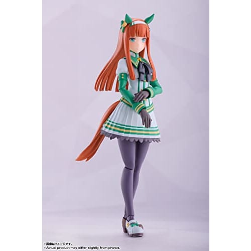 TAMASHII NATIONS S.H.Figuarts Uma Musume Pretty Derby Silence Suzuka, Approximately 134mm, ABS & PVC Painted Action Figure