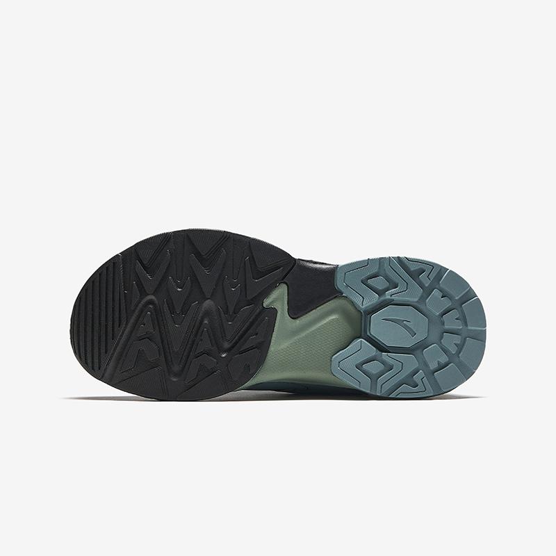 Anta Kids Trendy Fashion Fleece Non-Slip Wear-Resistant Breathable Warm Mid-Top Outdoor Shoes Kids Shoes Bullet-Gray Black Tipsy-Green A12446916-2