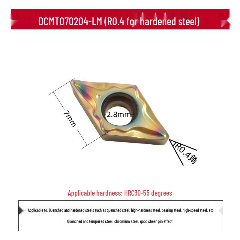 Triangular CNC Quenched Steel Lathe Blade - Superhard Tool Insert for Heat Treatment and Hardening
