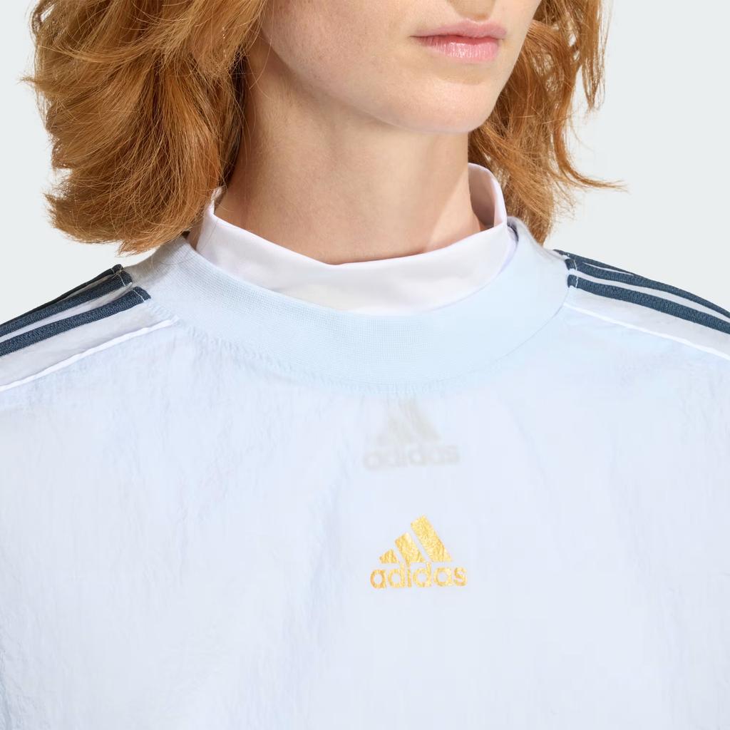 adidas Teamgeist Logo Striped Long Sleeve Sweatshirt Women Sweatshirt KC6402