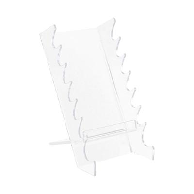 Support Porte-stylo Étagère d'exposition pour pinceaux cosmétiques Amovible 6 niveaux en acrylique pour ranger les pinceaux à ongles et les outils de maquillage