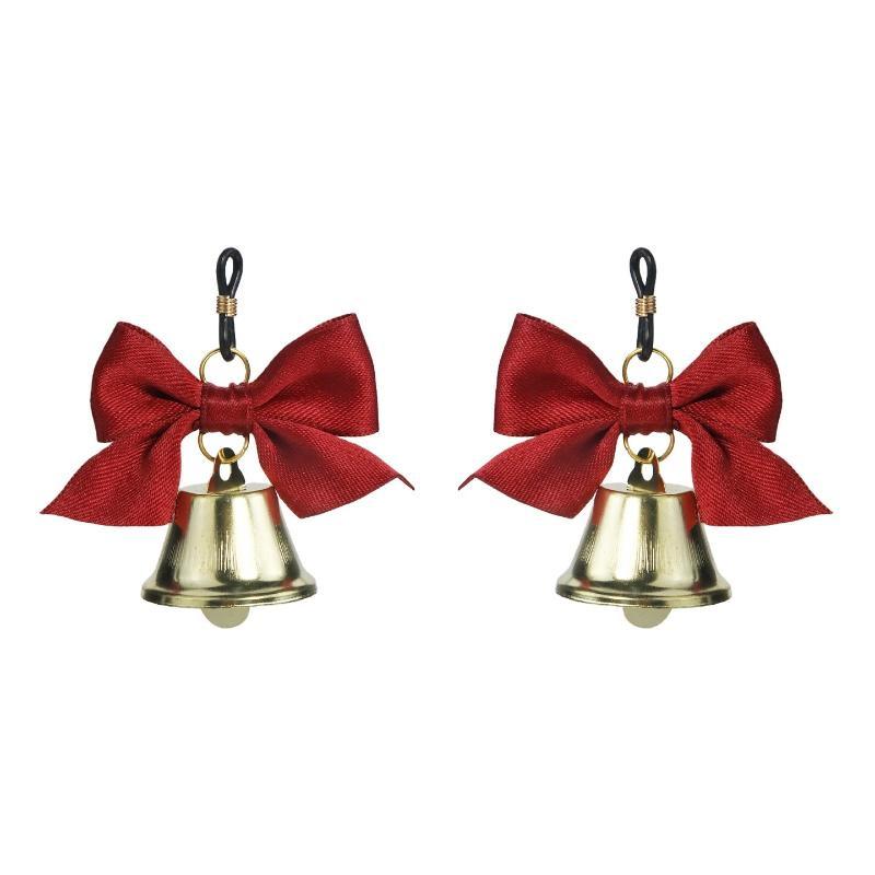 1Pairs Sexy Bow Adjustable Nipple Clamp Breast Small Bell Adult Teasing Sex Toys For Couples