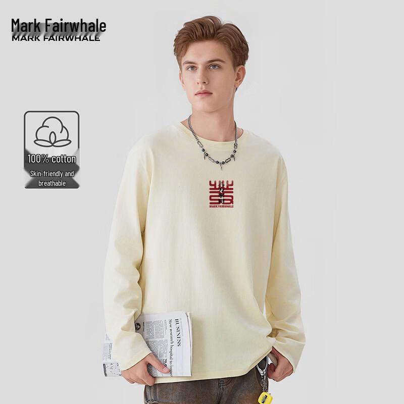 Mark Fairwhale Men's Pure Cotton Long Sleeve T-Shirt
