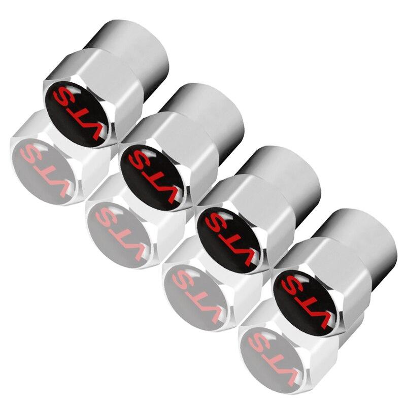 4 adet mükemmel araba tasarım metal Araba Jant Lastik Vana Kapağı Araba rozeti Amblemi Citroen Sega VTS C2 C3 C4 C5 C6 Araba Aksesuarları