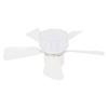 Ceiling Fan with Light 3 Colors Dimmable Quiet LED Ceiling Fan Lamp Screw in E26 Base Timer Function APP Control