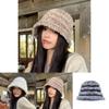 Winter Warm Bucket Hat For Women With Polyester Material Windproof And Cozy Design