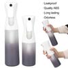 2pcs Empty Spray Bottle Fine Mist Refillable Spray Containers for Hair Plant 300ml 200ml Gradient Grey