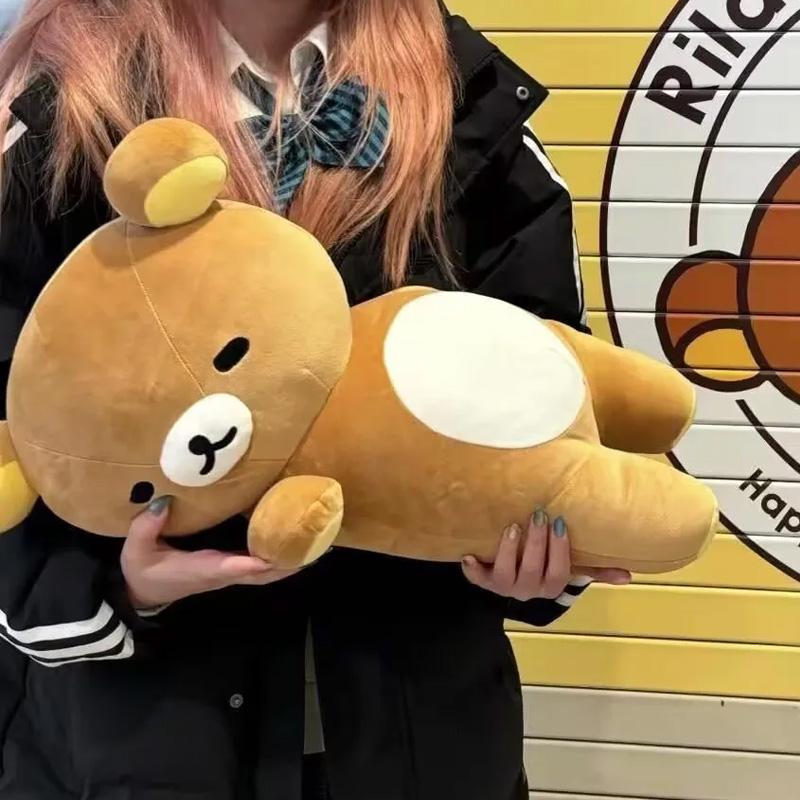 36/52/72 cm Tegneserie Fet Rilakkuma Plysjdukke Leker Sovende Kosepute Sofapute Romdekorasjon Leker Festival Overraskelsesgave