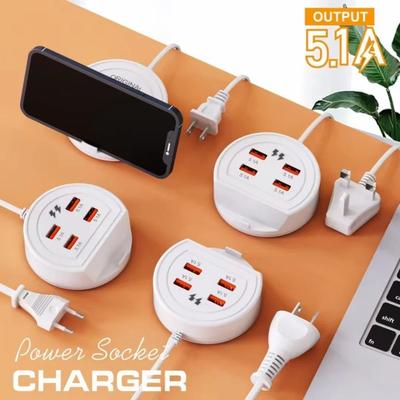 Ciabatta USB con 4 porte Type C a ricarica rapida e supporto per telefono cellulare per iPhone 16 Xiaomi Samsung