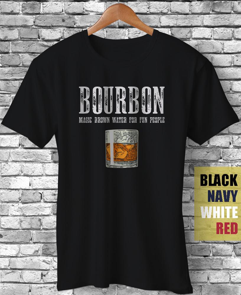 

Magic Brown Water For Fun People Bourbon Funny Gift T-Shirt Sarcastic Meme Tee Unisex T-Shirt S