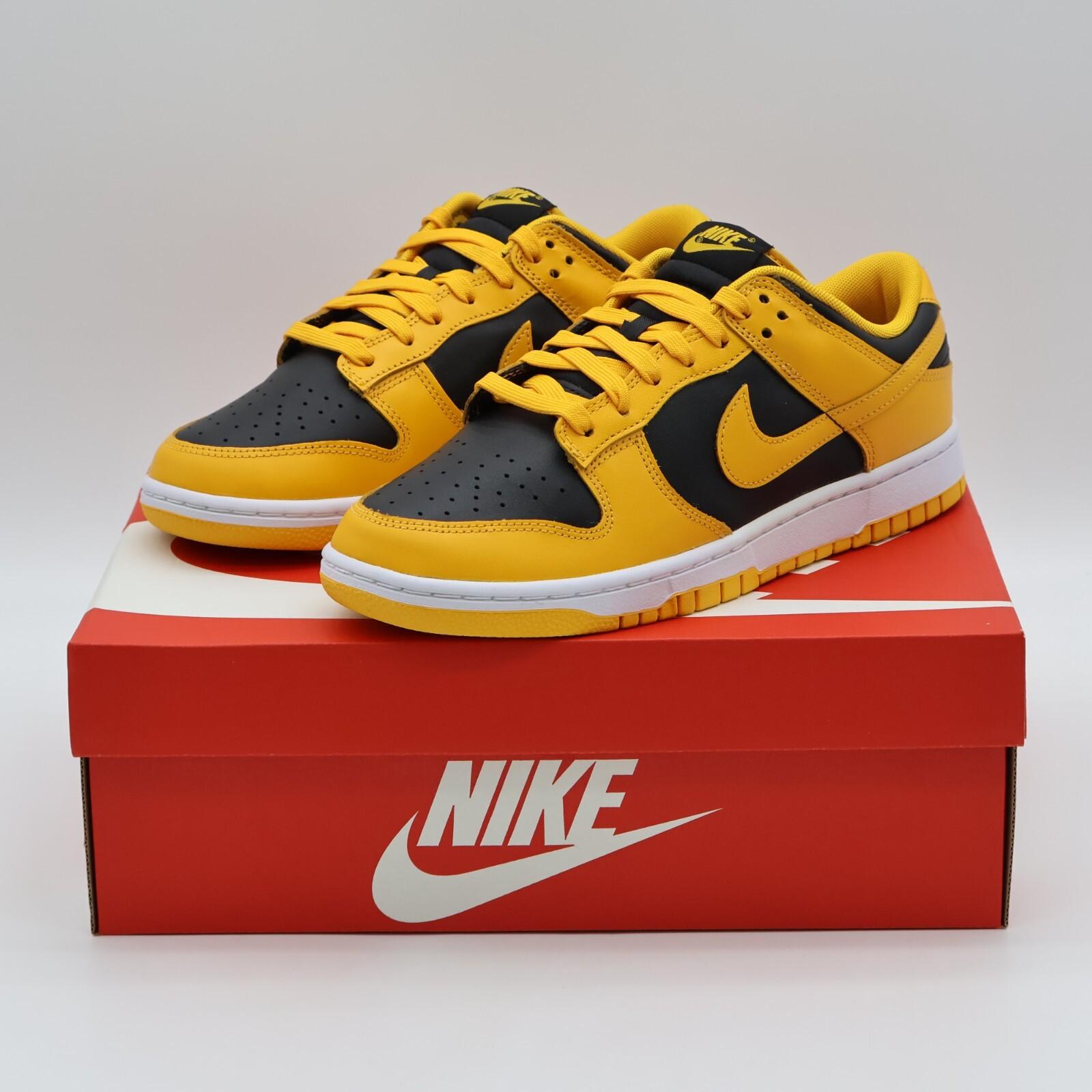 DD1391-004 Nike Dunk Low Championship Goldenrod Iowa Черный Желтый (Мужской) 10.5