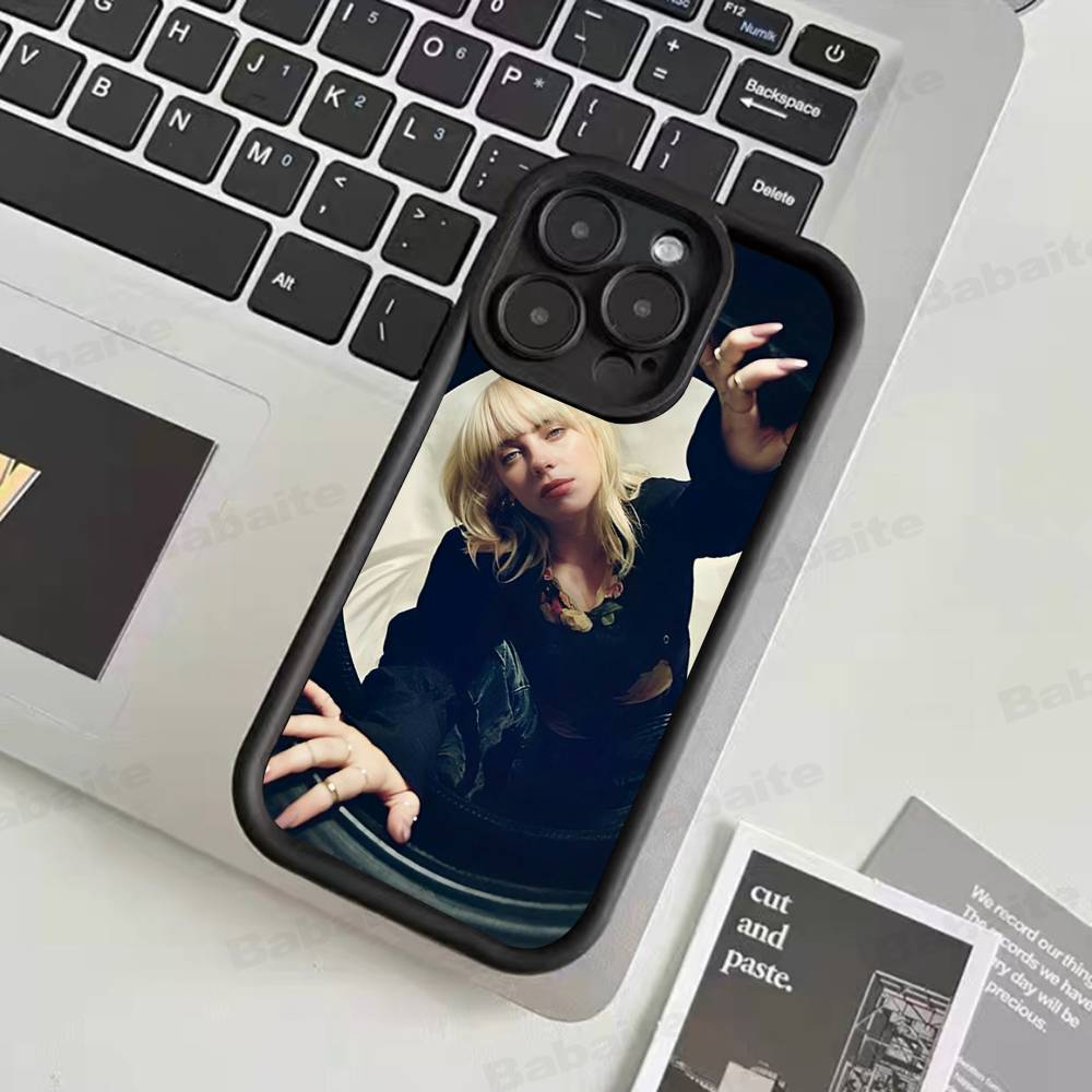 Pop Singer B-Billie Phone Case For IPhone 17 16 15 14 13 12 11 Pro Max 16E Plus INS Soft Cover