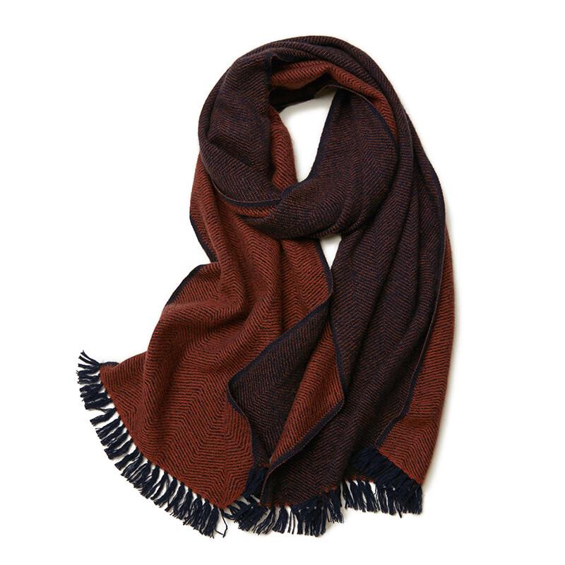 G·TENNA NXC343 Unisex Double-Sided Cashmere Scarf