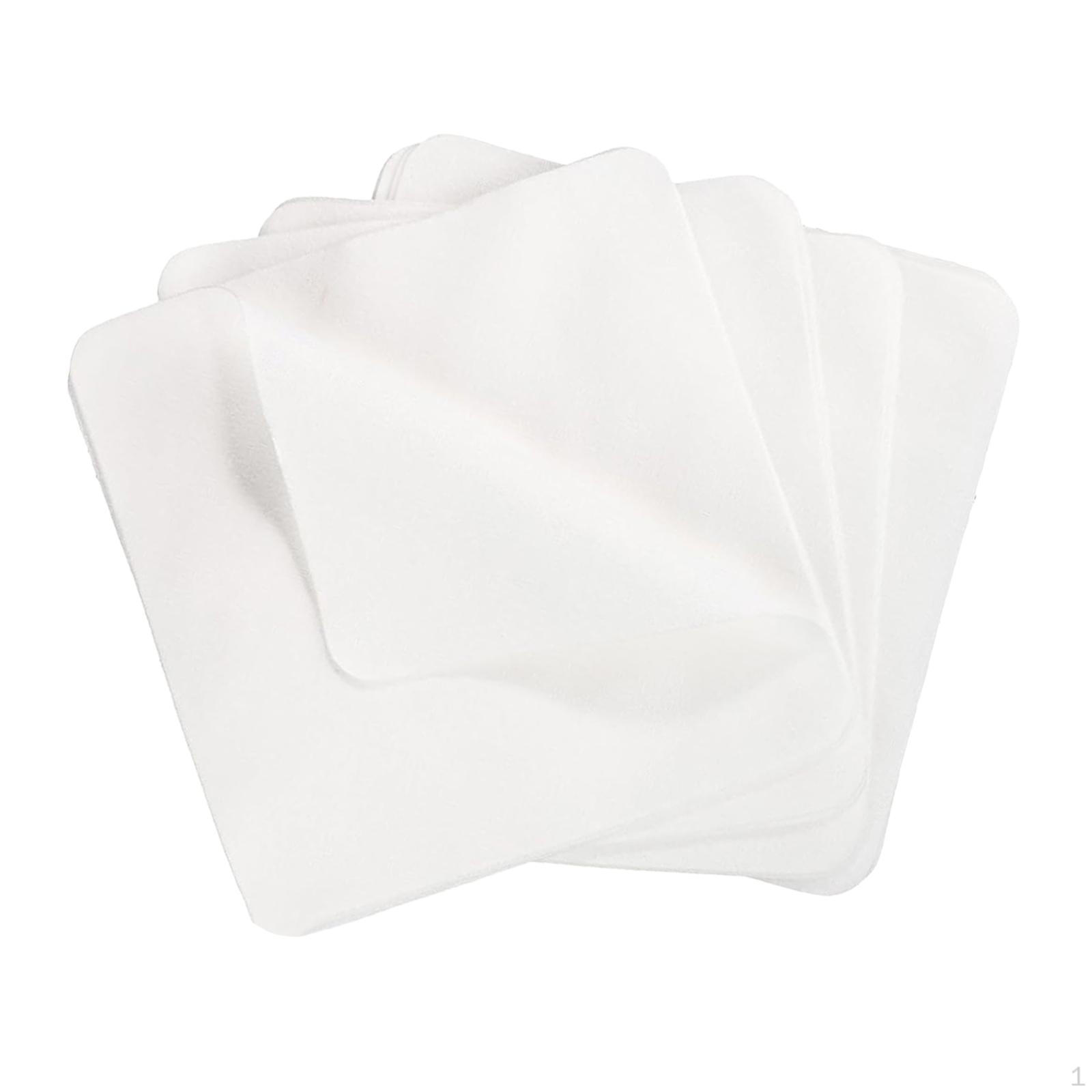 

25 Ceramic Chamois Cloths, Multipurpose, for Smoothing Pots And Cleaning Cameras Glasses. белый