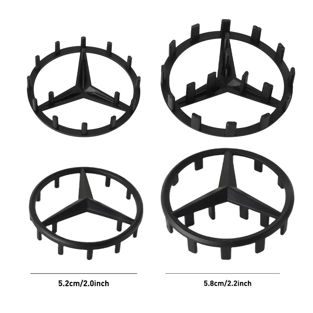 New C200 E200 For Mercedes Benz 52/58mm ABS Car Steering Wheel Logo Badge Emblem Styling Accessories for Mercedes Benz AMG W212