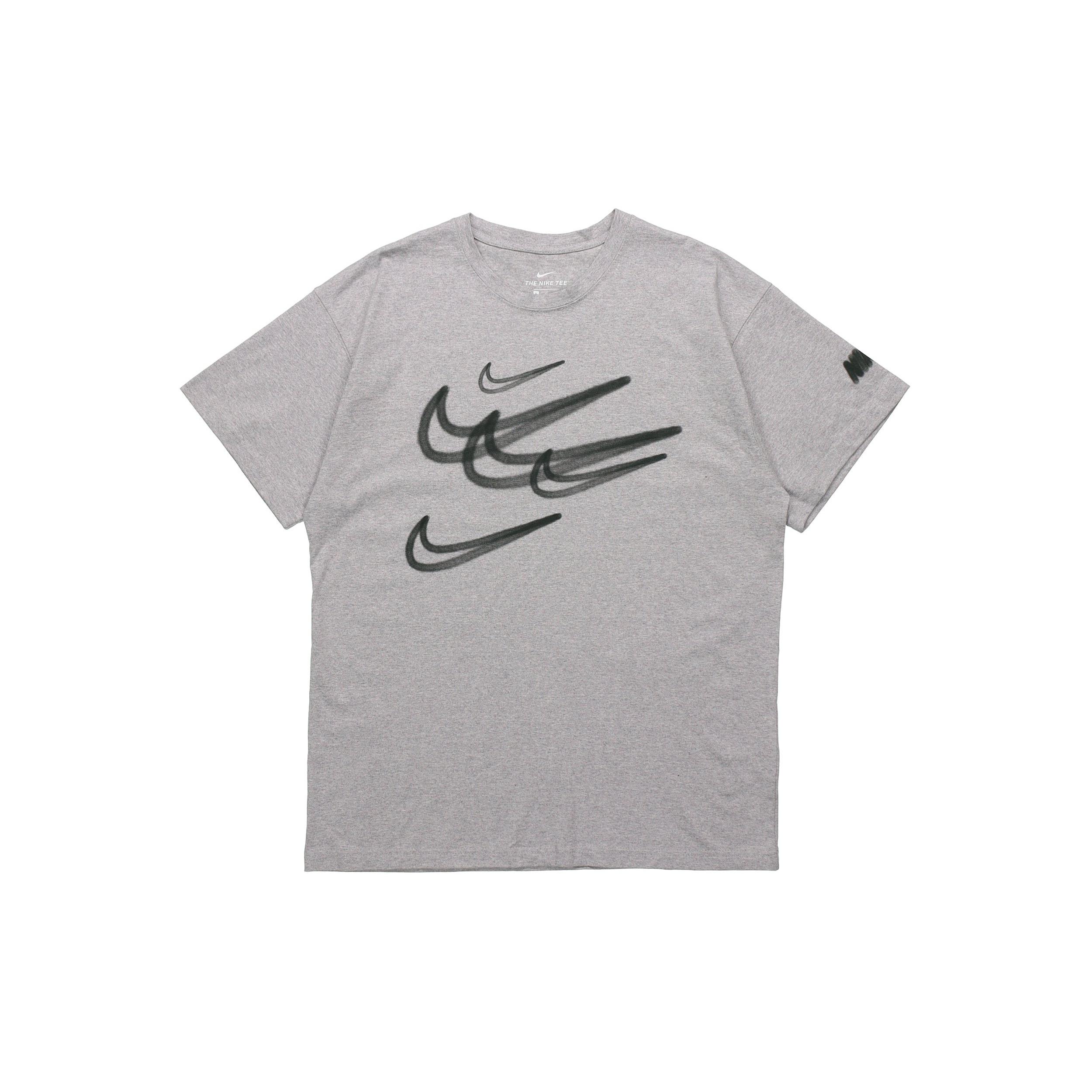 Nike AS Men s Nike Sportswear SS Sports Printed Short Sleeve TEE Grey CT7049-902 L
