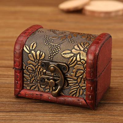 Vintage European Jewelry Box Wooden Box Antique Old Wooden Box