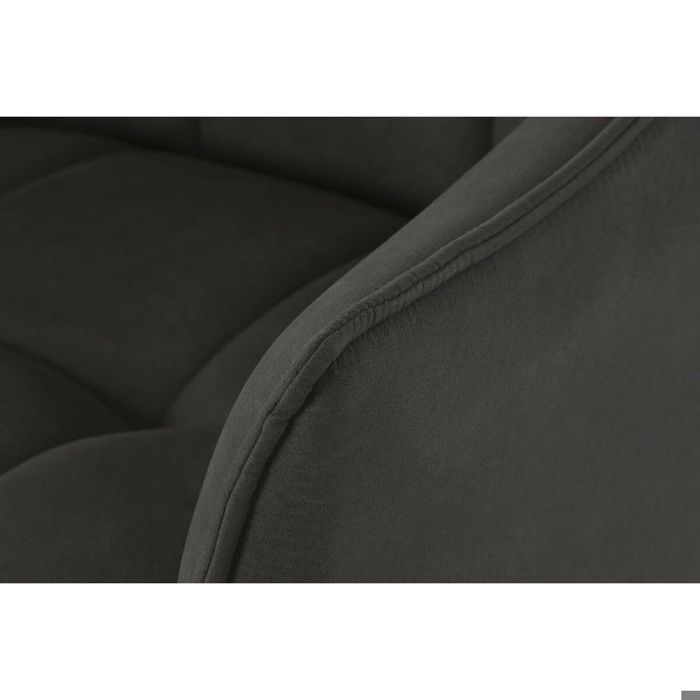 Chaise loft - DKD Home Decor - Métal - Noir/Brun foncé/Gris foncé - 1 place - Design industriel