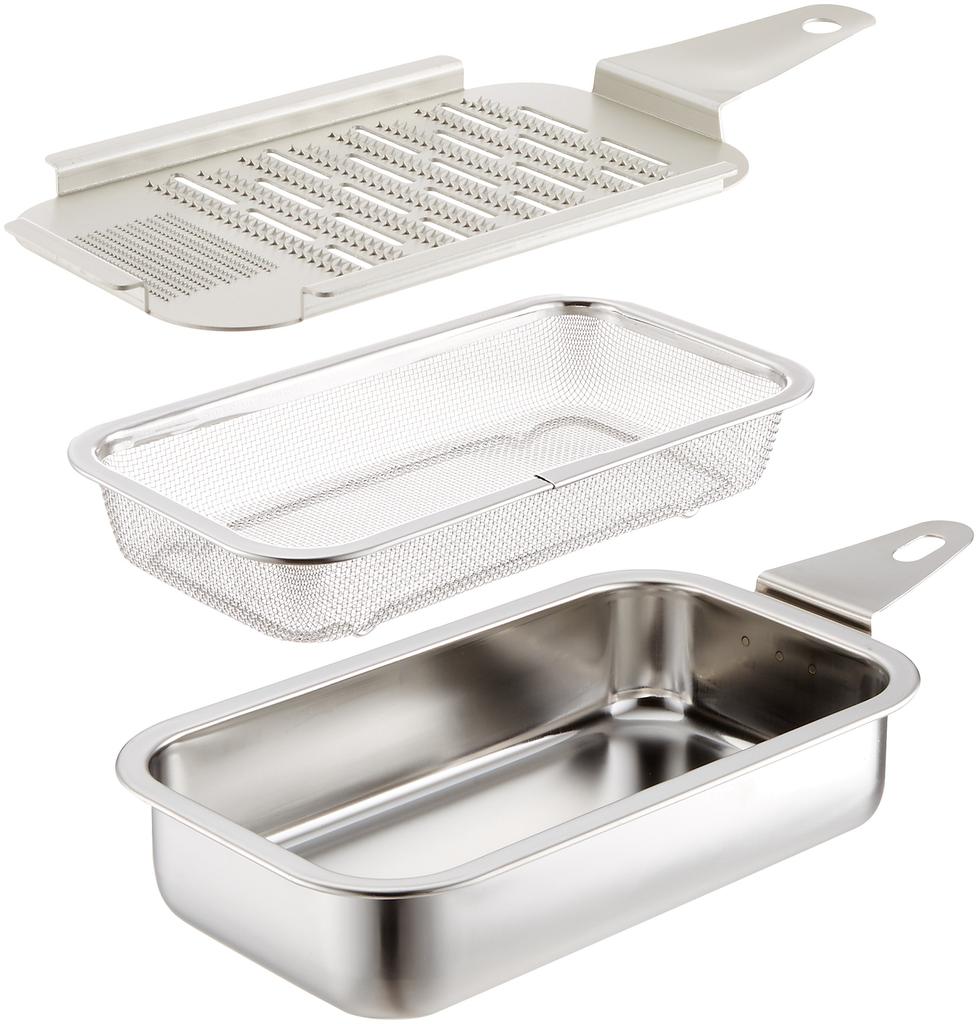 Kanda Kan Made in 392002 Grater, Aluminum, Japan, Tsubame-Sanjo,