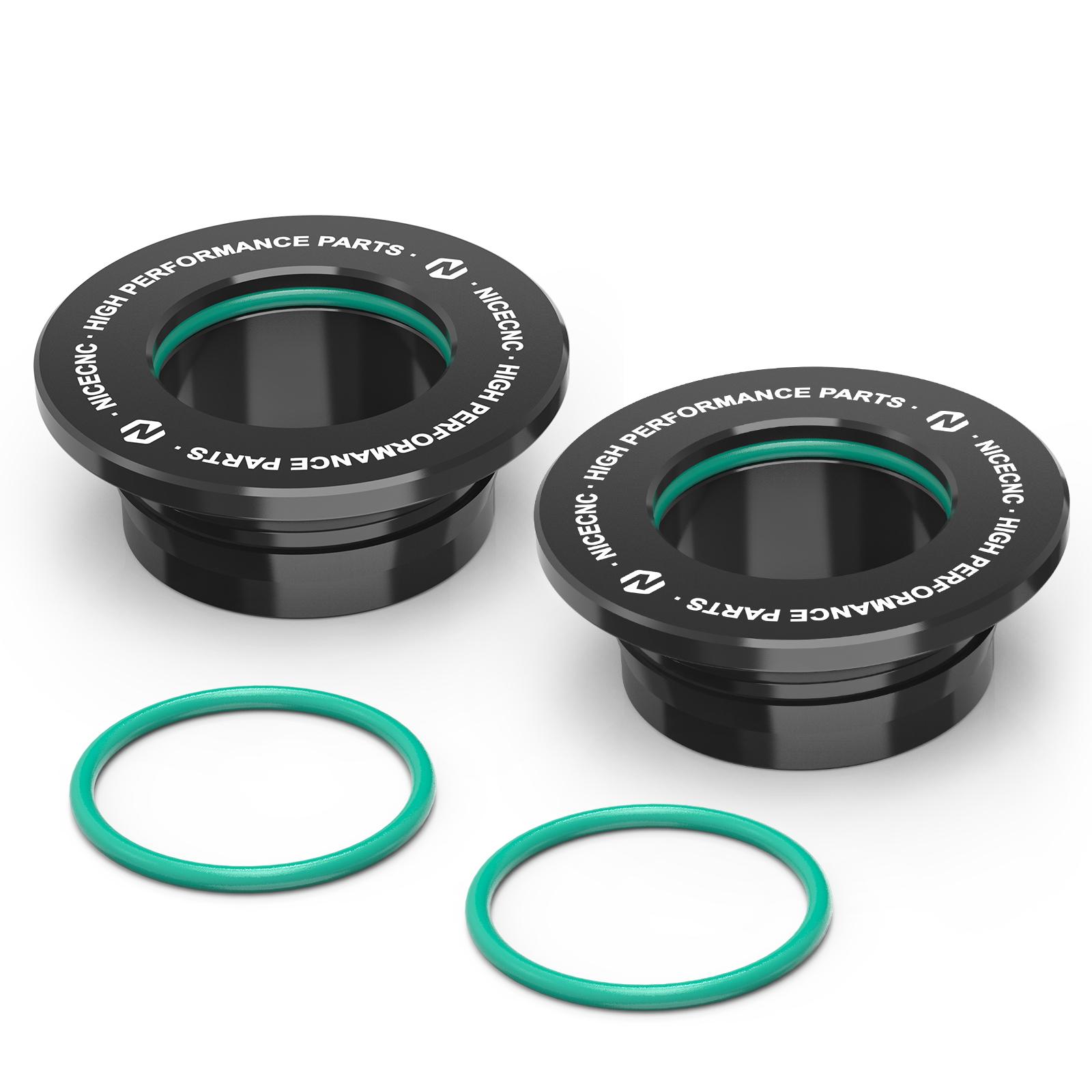 

NICECNC For KTM SX 125 SXF 250 SXF 450 XC XCF 2013-2022 25MM Rear Wheel Hub Spacers O-rings For GasGas MC250F Husqvarna TX 300 чёрный