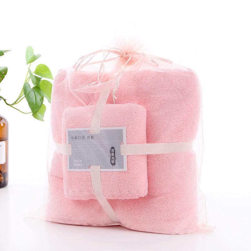 Bathroom Towel Friendly To Skin Ultra Soft Superior Absorbency Quick Dry Versatile Usability Bath Towel Set