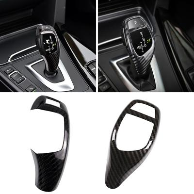 Szénszálas sebességváltó gomb borítás BMW 1 2 3 4 5 6 sorozathoz X3 X4 X5 X6 F20 F22 F30 F34 F36 F10 F11 F06 F25 F26 F15 F16