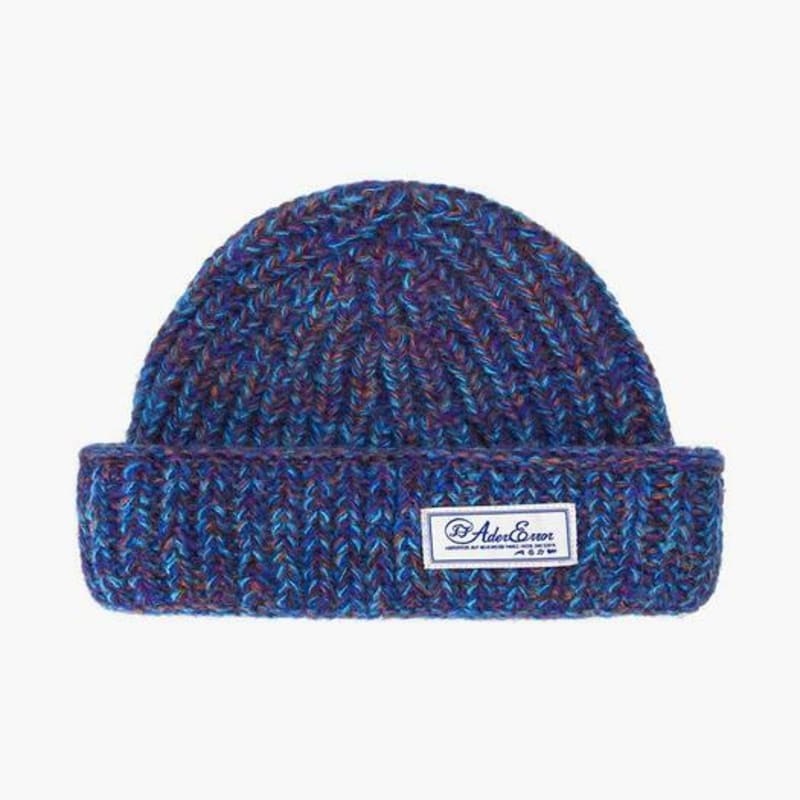 

Шапка бини с лого ADERERROR Fluic Фиолетовая ONESIZE