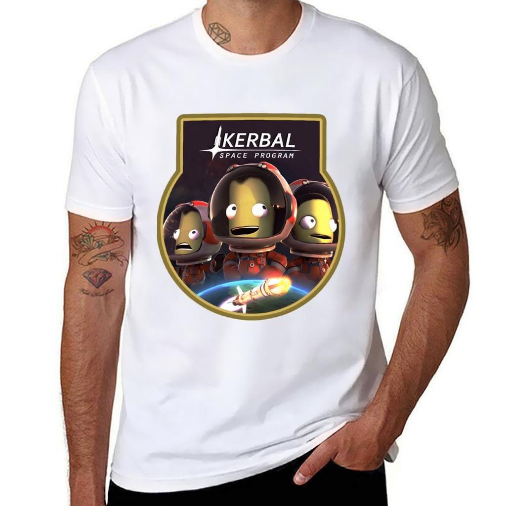 Kerbal Space Program Classic T-Shirt Mann Grafik-T-Shirt T-Shirt Mann Freizeit-T-Shirt
