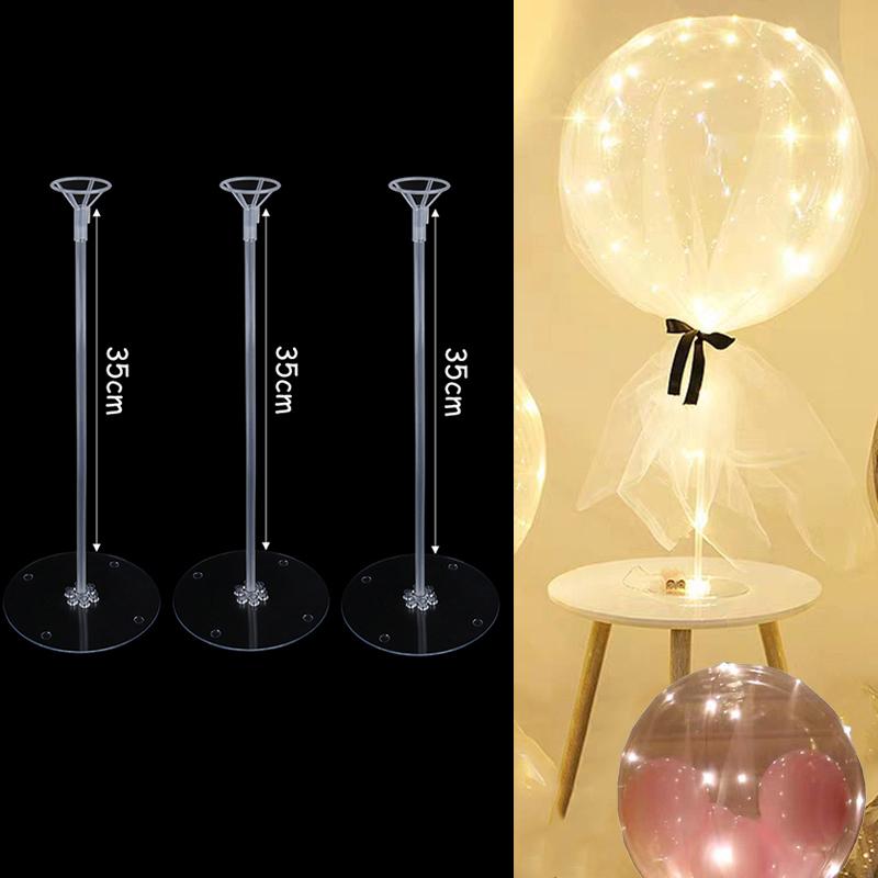 Decoração para festa de aniversário Balões Suporte para mesa de casamento Balão Suporte para coluna Balão Vara Globos Acessórios de decoração para casa