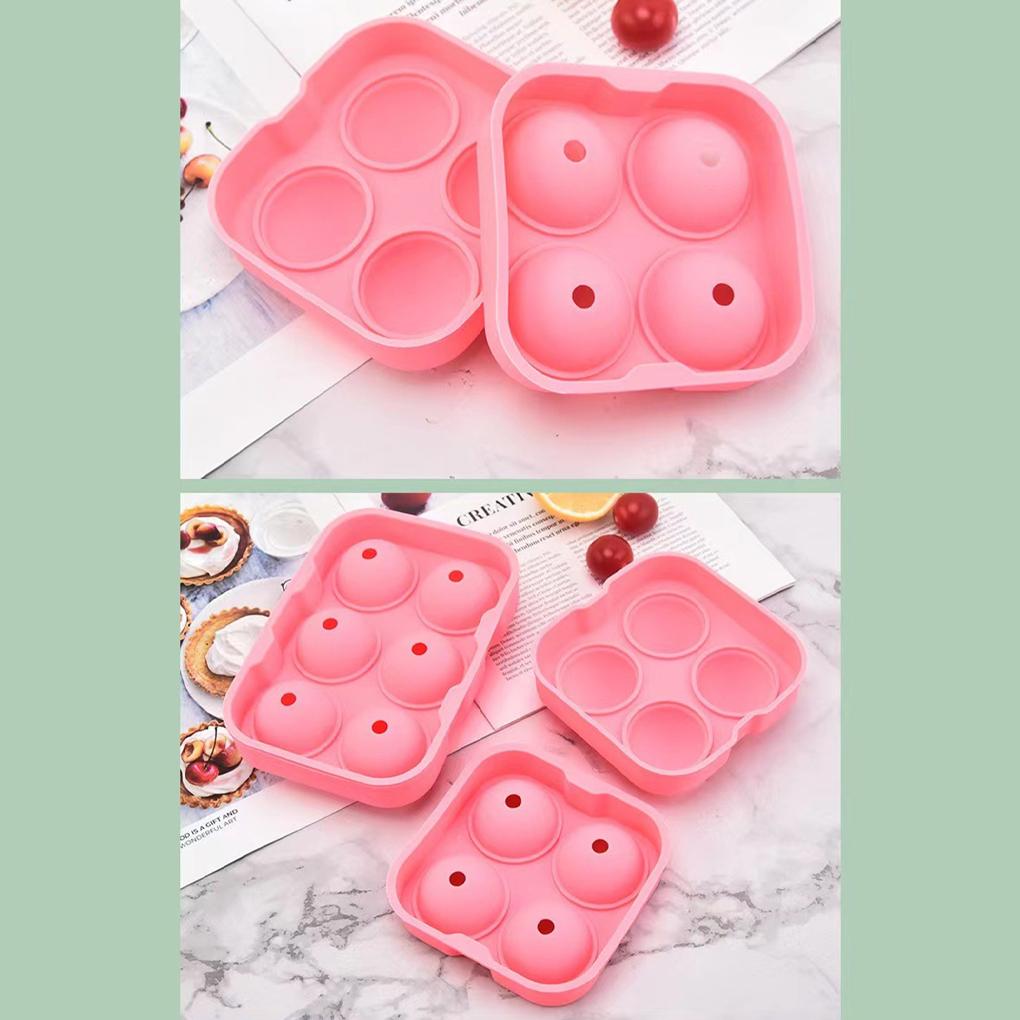 Ice Ball Mold Cocktail Spill-proof Ice-cube Tray Indoor Home Bar Restaurant Chocolate Mould Festival Night Party