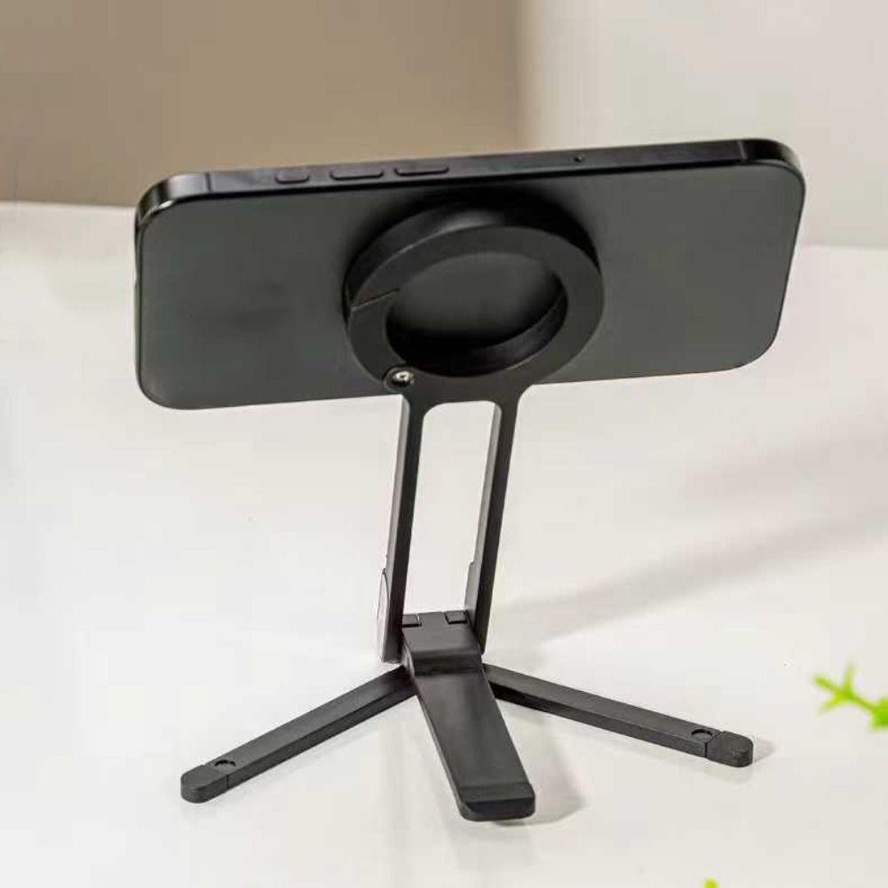 Creative Dual-sided Magnet Tripod Adjustable Magnetic Phone Tripod Phone Handle Holder  Travel