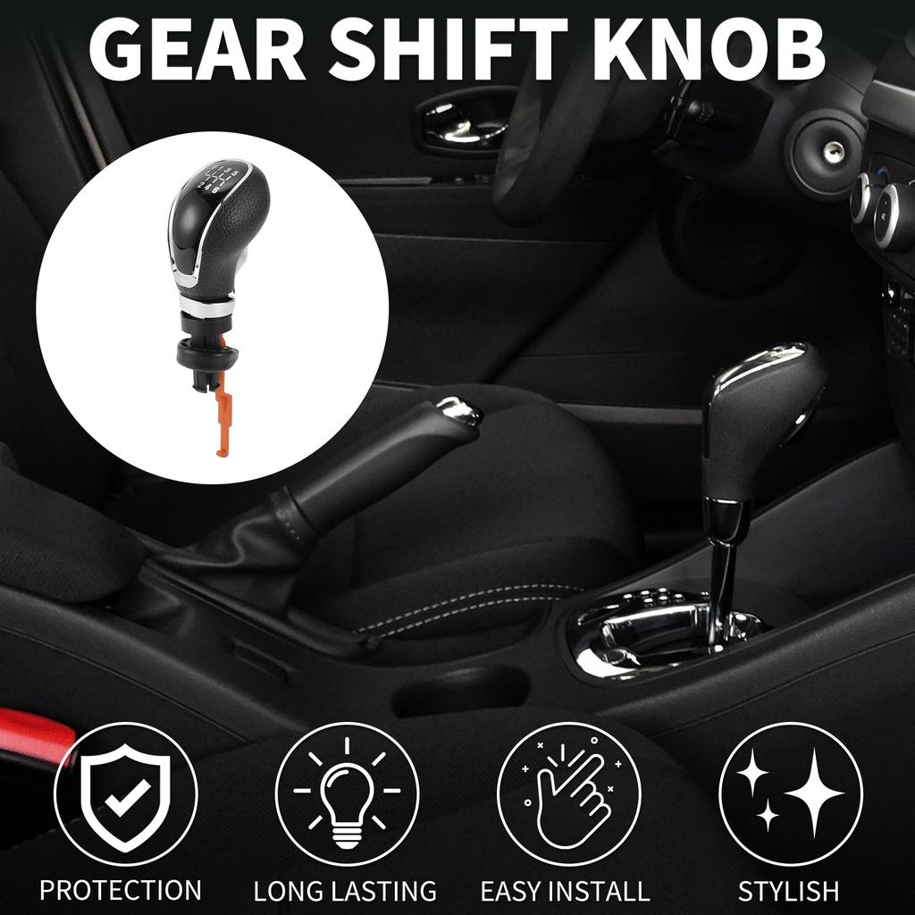 TUCKBOLD Manual Gear Shift Knob Gearbox Stick Compatible with Opel Zafira 6-Speed 2012-2016 (1pc)