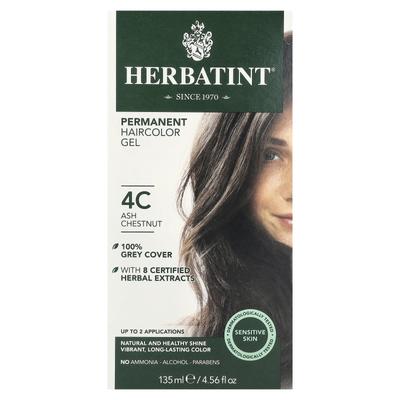 Permanent Color Gel, 4C, Ash Chestnut, 4.56 Fl Oz (135 Ml)
