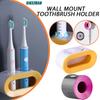 Bathroom Toothbrush Holder Wall Mount Bathroom Organizer Double Single Hole Self Adhesive Tooth Brush Accessories Space Saving