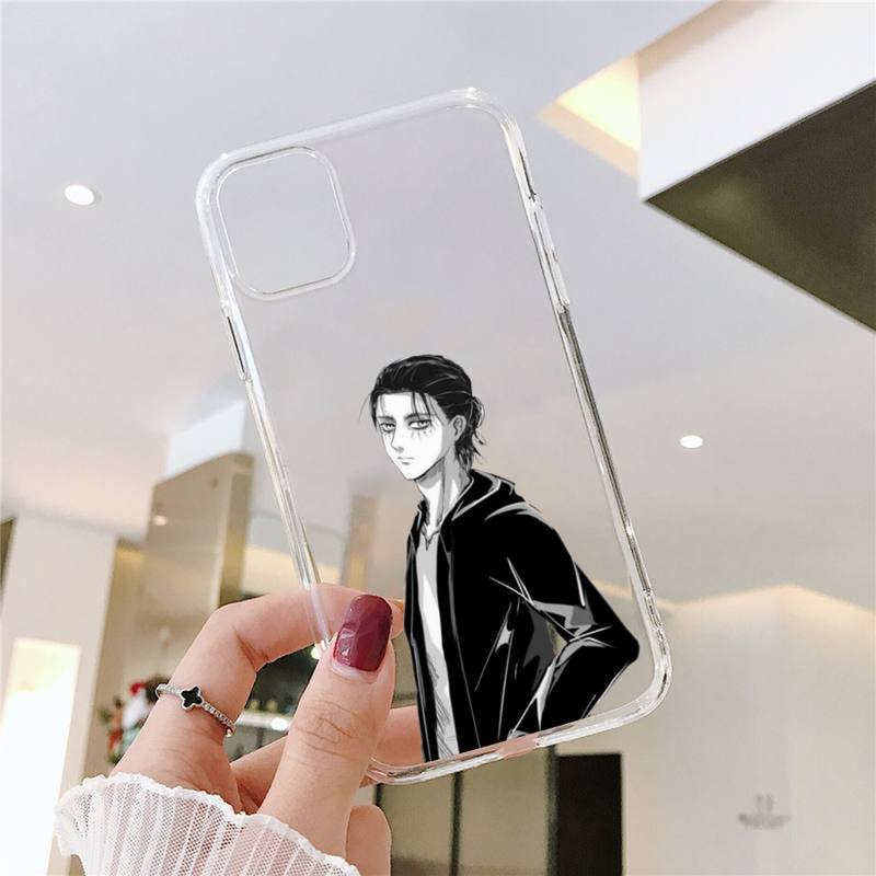 RUICHI Attack On Titan Anime Phone Case For Samsung GalaxyS20 S21 S30 FE Lite Plus A21 A51S Note20 Transparent Shell