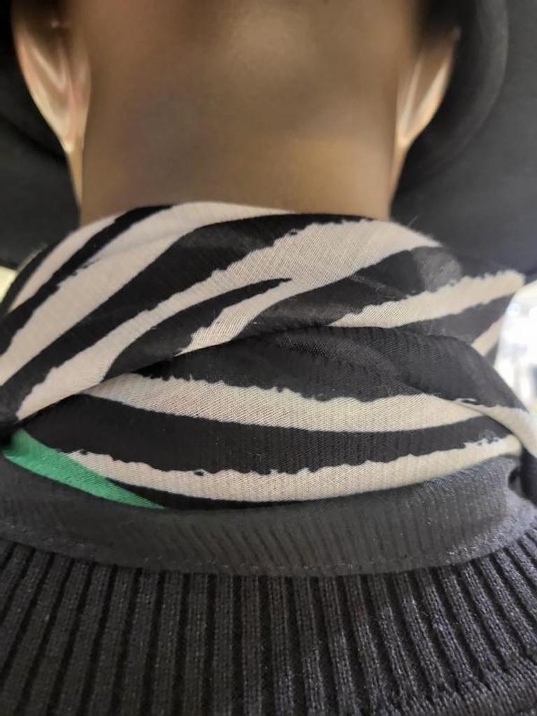 Zebra Green Border Simple Muffle JCM5NSAM2200