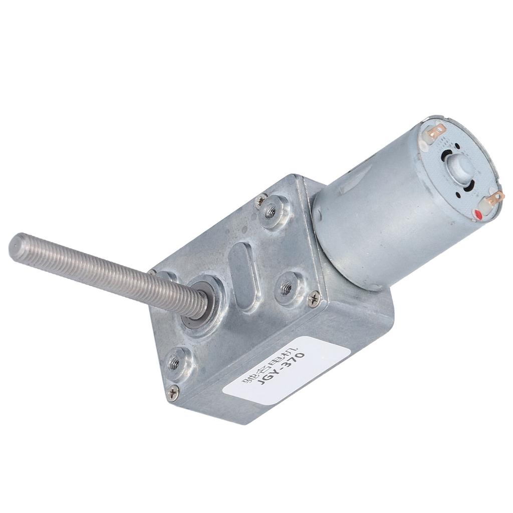 JGY?370 DC 24V Maskväxelmotor Högt Vridmoment Självlåsande Turbinreducerare för DIY-modeller 23RPM